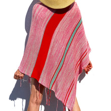 Load image into Gallery viewer, Poncho Espelette -100% Cotton
