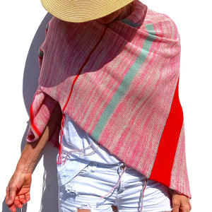 Poncho Espelette -100% Cotton