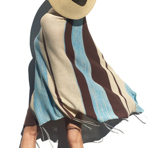 Poncho Alpine - 100% Cotton