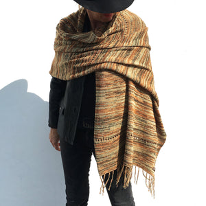 Wrap Jacinthe Twist - 100% merino wool